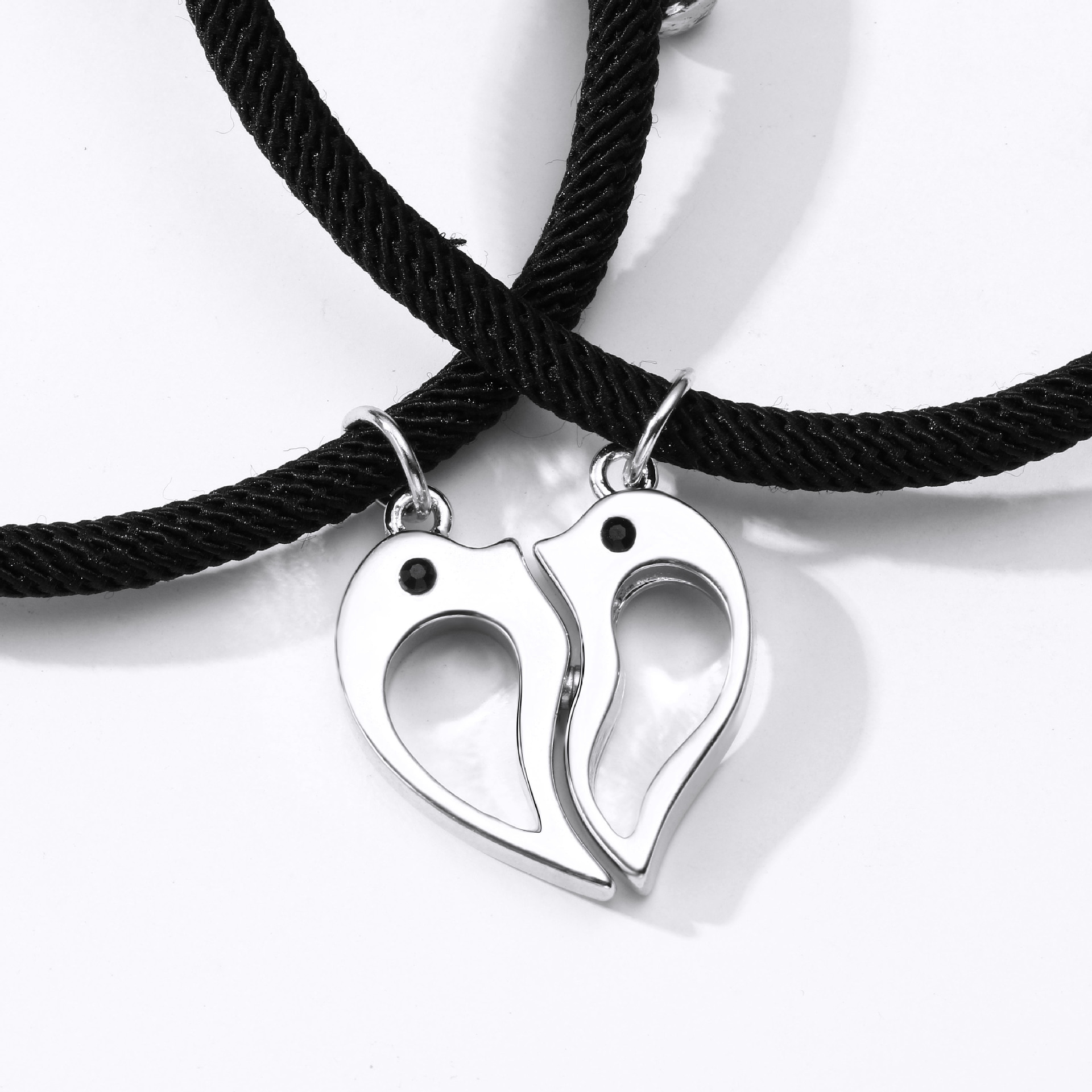 Elegant Simple Style Dolphin Alloy Plating Valentine's Day Couple Bracelets display picture 1