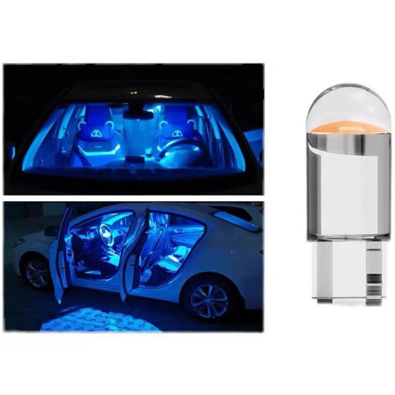 Car showing wide light T10 crystal transparent integrated LED small…