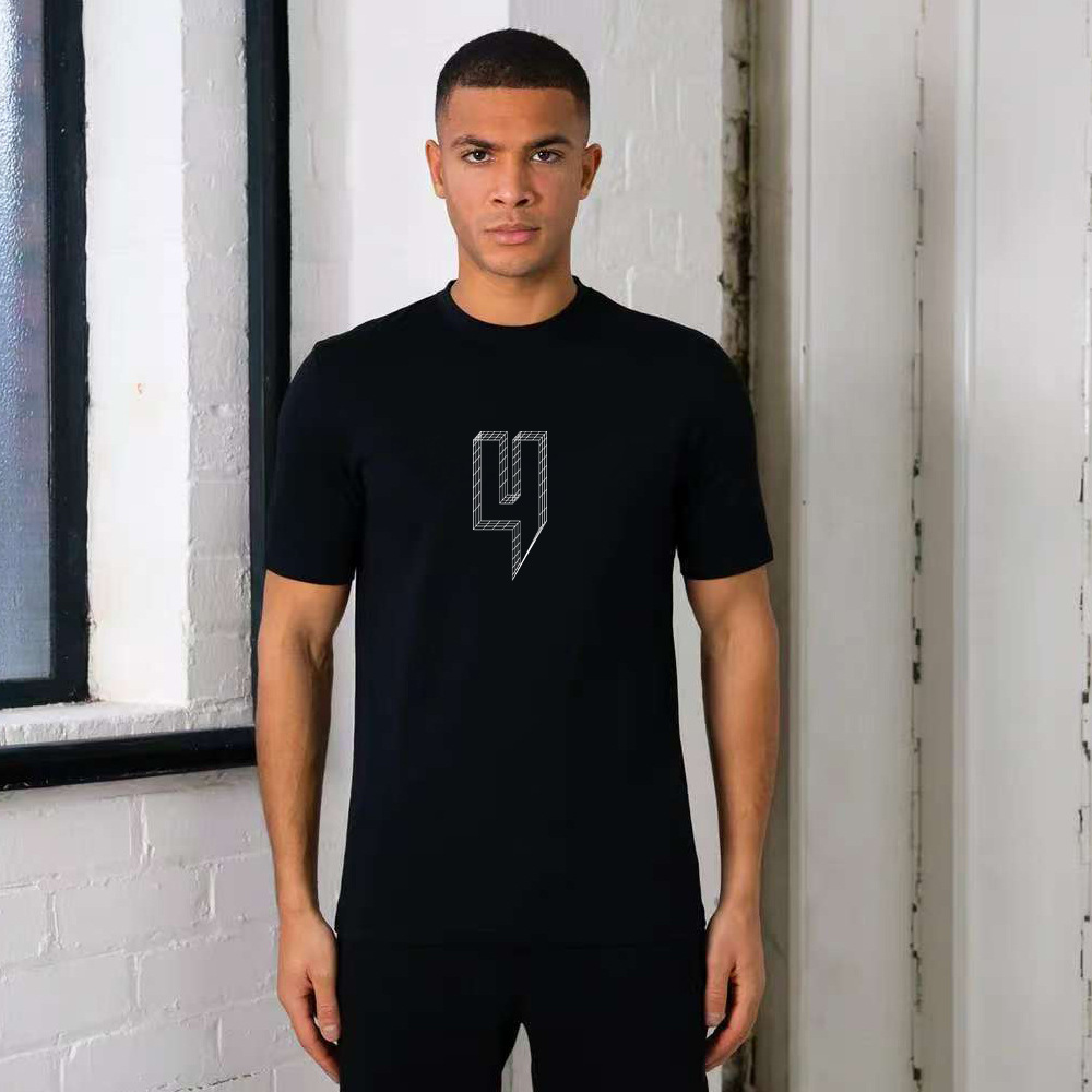 Trendy Men's 4-Pack Short-Sleeved T-Shirts Pure Cotton Loose Base Tops for Sports & Outdoor_desvips.com