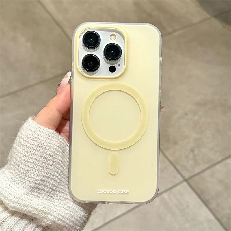 Ins divertido soporte magnético de tomate de dibujos animados para iPhone13 Apple 14ProMax funda para teléfono móvil 15P femenino 12