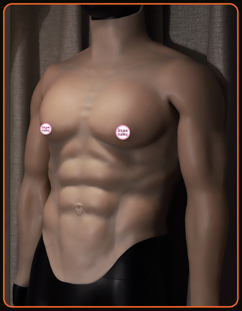 Wearable Hollow Silicone Muscle Prop Set for Adult Cosplay and Stage Performance — detail image 18