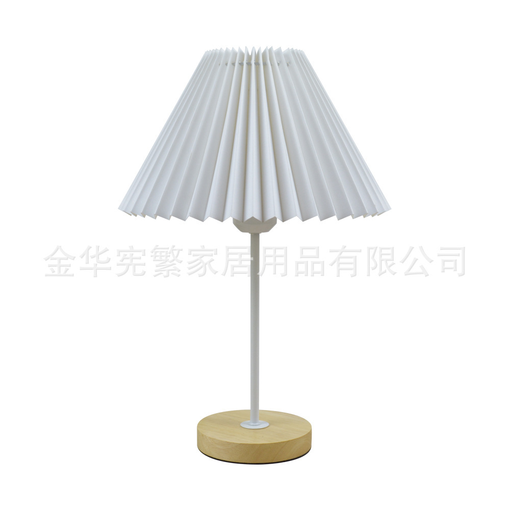 Transfronterizo Internet celebridad moderna simple tela Shell decoración del hogar lámpara de mesa lámpara de noche estudio dormitorio Hotel