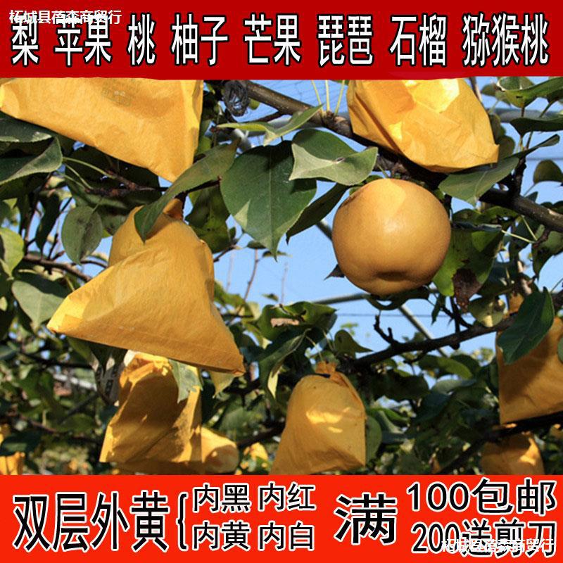 Yang Tao Waterproof paper Tear Fruit paper bag Plant disease protect Qiu Pears Paper Bags yellow Sydney