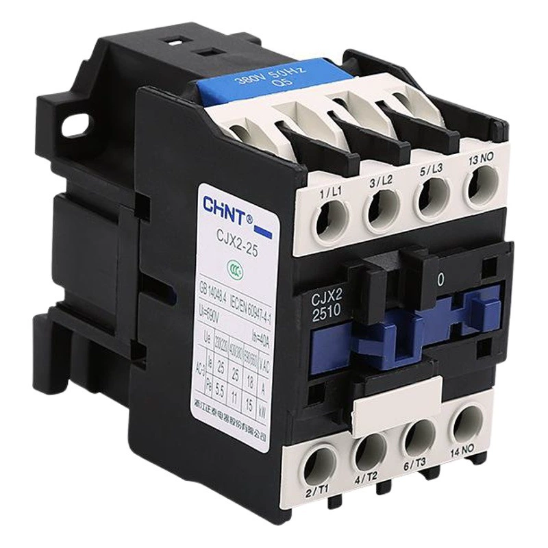 Контактор переменного тока Chint 220 В однофазный CJX2-1210 1810 3210 6511 95 трехфазный 380 В 24 В