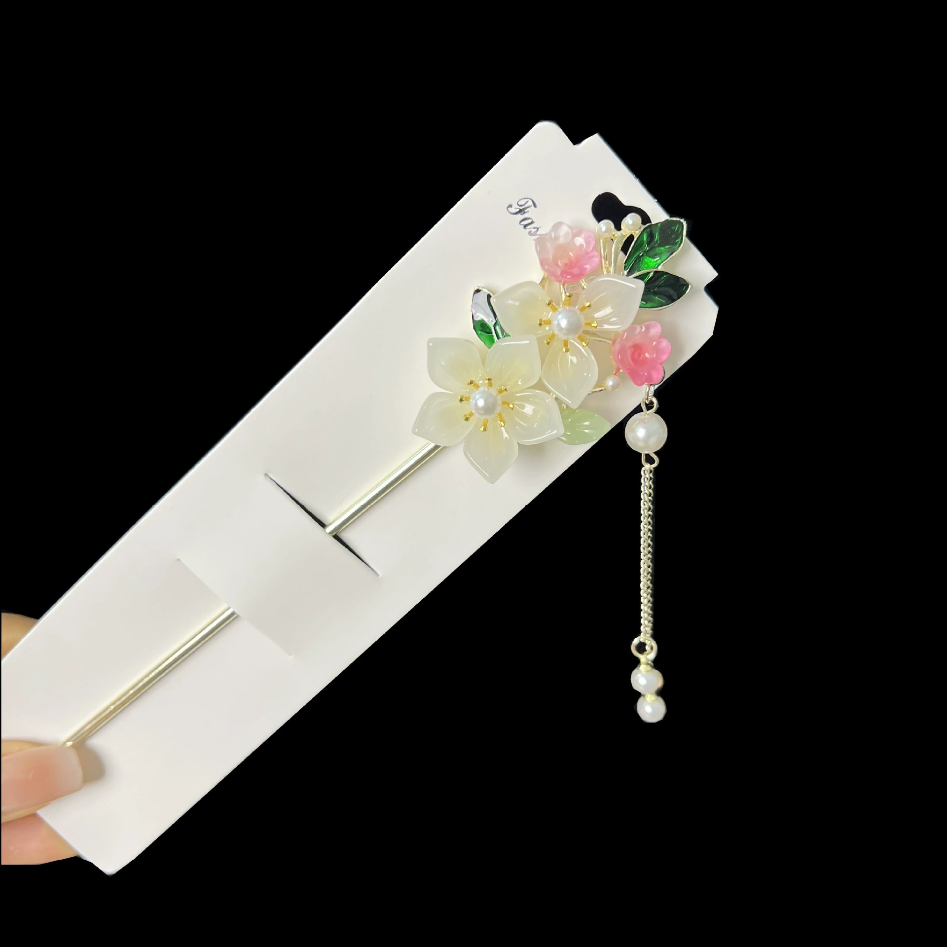 Hairpin Hanfu заколка для волос, орхидея цветочный декоративный аксессуар для волос, простая элегантная китайская стиль