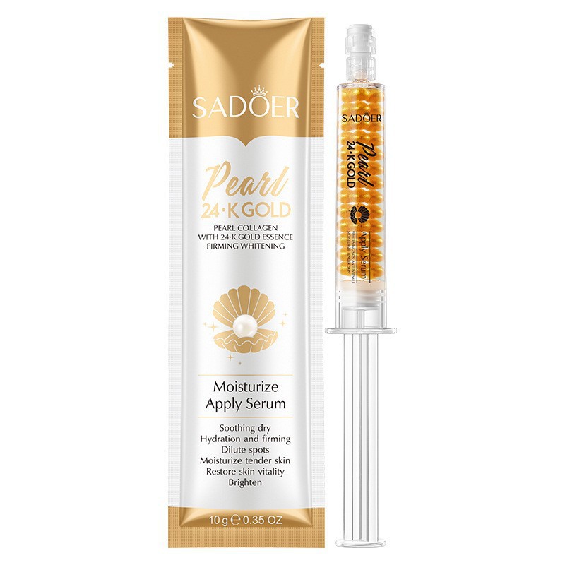 【新品】SADOER パール 24K ゴールド モイスチャライジングクリーム SADOER 24K Golden Pearl Collagen Facial Moisturizer for Whitening