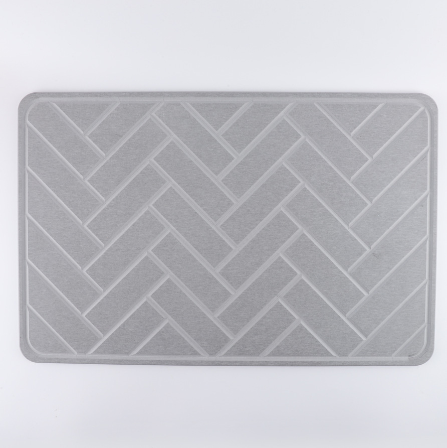 Puerta de entrada moderna y sencilla, decoración de tapetes de cocina, entrada al hogar, alfombra de barro de diatomeas resistente al agua y a la suciedad