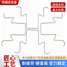工厂定制农业大棚不锈钢弹簧镀锌线遮阳网卡簧耐腐蚀耐疲劳弹簧