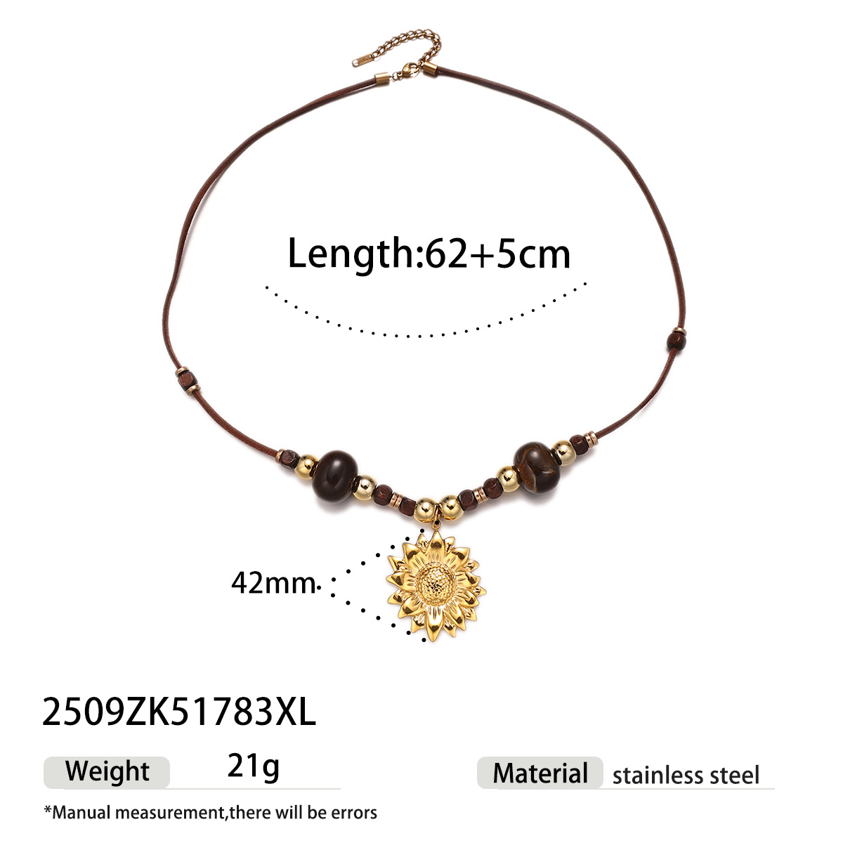 Alta Europa y los Estados Unidos acrílico acero inoxidable otoño invierno largo collar de mujeres lujo ligero versátil no desvanecerse venta caliente transfronteriza image 7