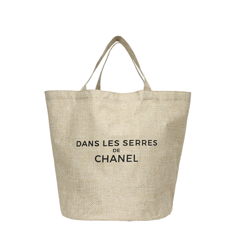 Inswind, bolso de hombro de algodón y lino de gran capacidad, bolso de mano de estilo literario coreano, bolso de mujer, simple bolso Harajuku.