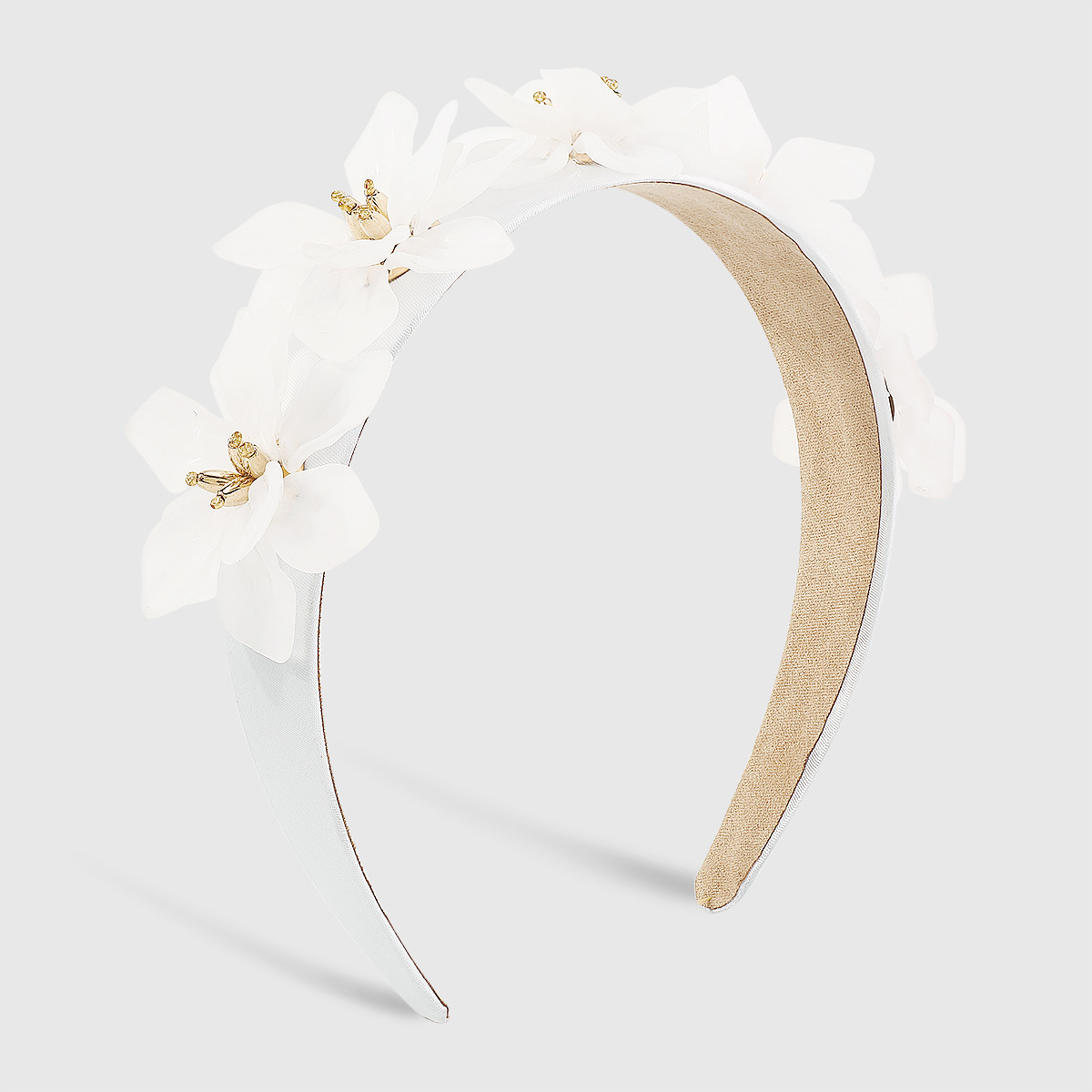 F5594 Europe And America Cross Border Fashion Design Three-dimensional Resin Flower Headband Temperament Artificial Flower Headband Hair Accessories Female display picture 13