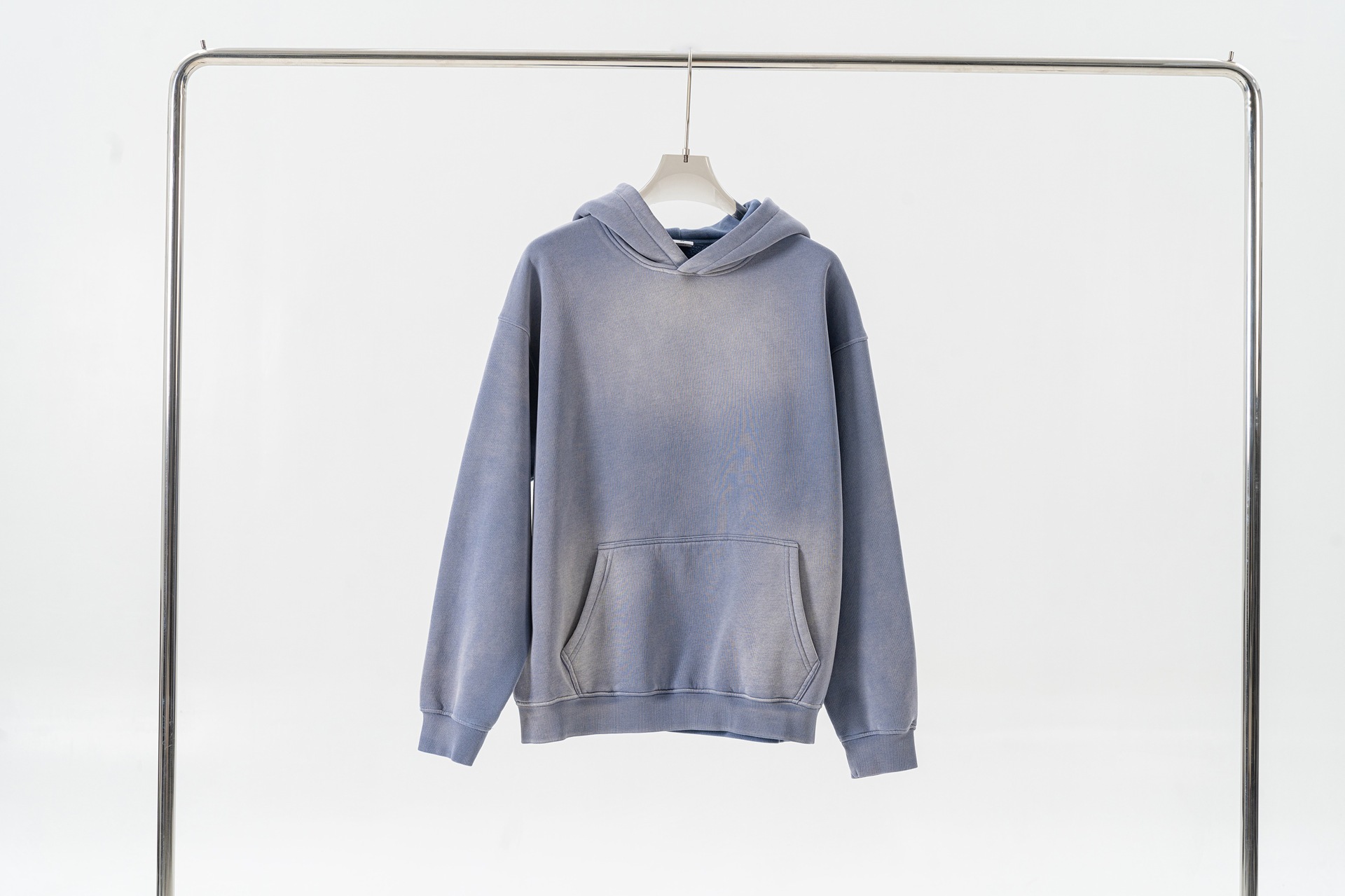 Herrenbekleidung High Street Fashion Marke Schwergewicht alt gewaschen plus samtgesprühter Affen-Kapuzenpullover_voghion.com