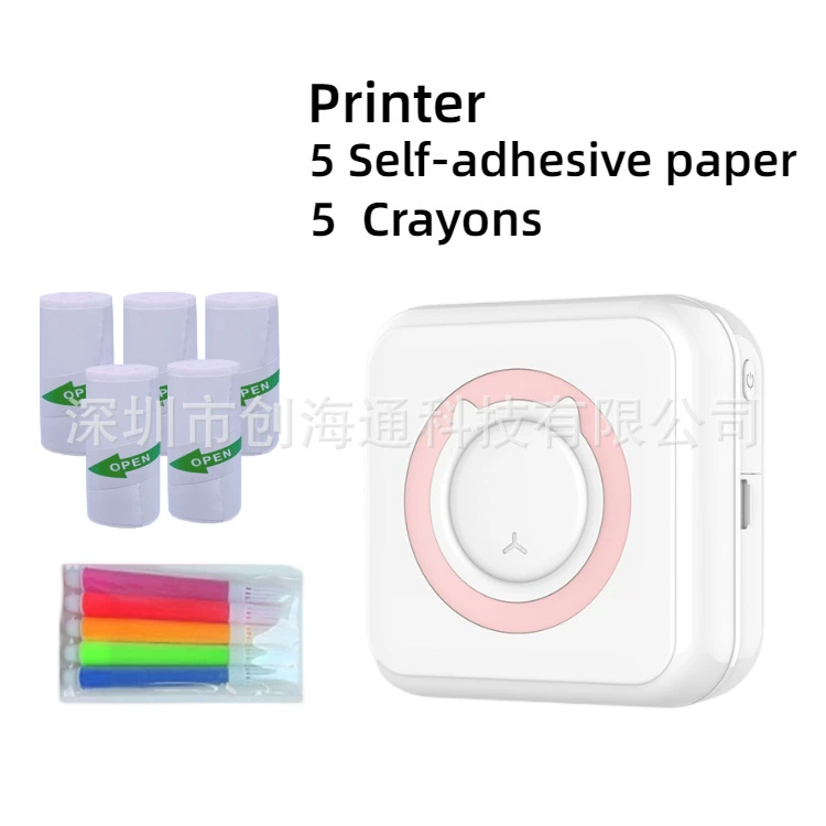 #Portable Mini Printer Portable Wireless Thermal Photo Printer Pocket Student Mini