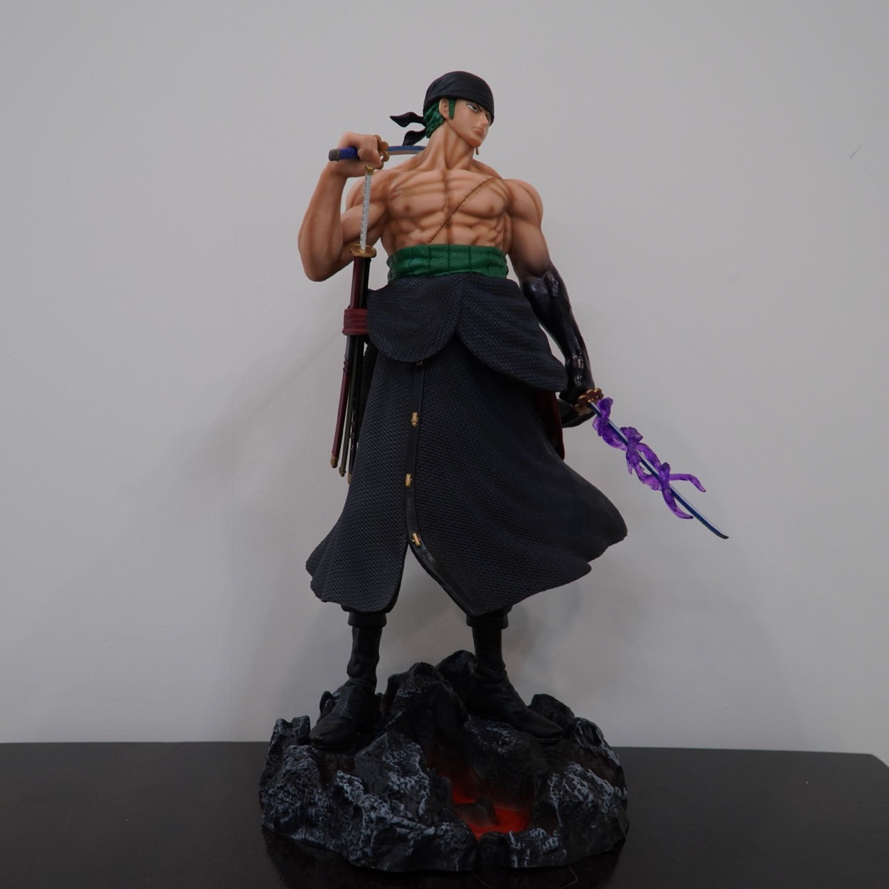 한 조각 왕 50CM 공격적인 칼 SOLONICA LUFFY 손 장식품 큰 전투