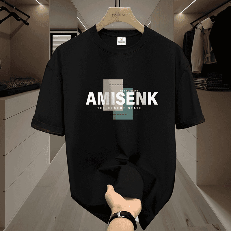 2025 新しいメンズ半袖 Tシャツメンズ夏薄い若者カジュアルメンズラウンドネック若者大きいサイズ Tシャツメンズ|undefined