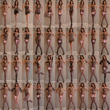 W组合  情趣内衣性感网衣女士激情套装透明性感诱惑开裆网袜直销