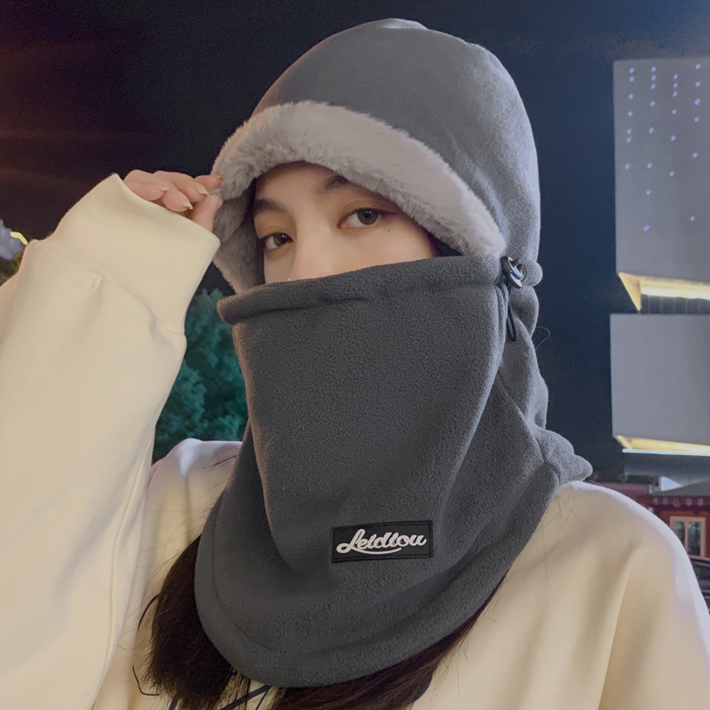 Mascarilla de Cuello Multifuncional para Ciclismo de Otoño/Invierno para Hombres, Acolchada, a Prueba de Viento, con Orejeras