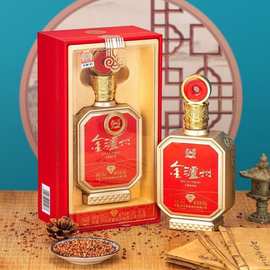 批发金泸州红绿动彩 52度浓香型 礼盒装整箱批发喜宴宴请送礼白酒