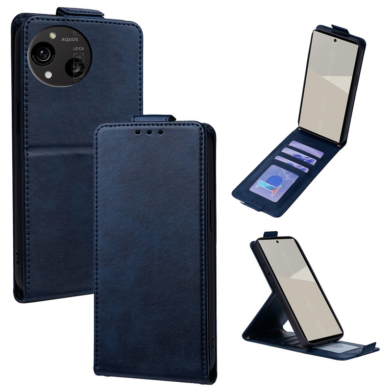 Suitable for Sharp Aquos R11 Card Holder Leather Case Sense10 Flip-Up Basio Active Phone Case Suitable for Sharp Aquos R11 Card Holder Leather Case Sense10 Flip-Up Basio Active Phone Case