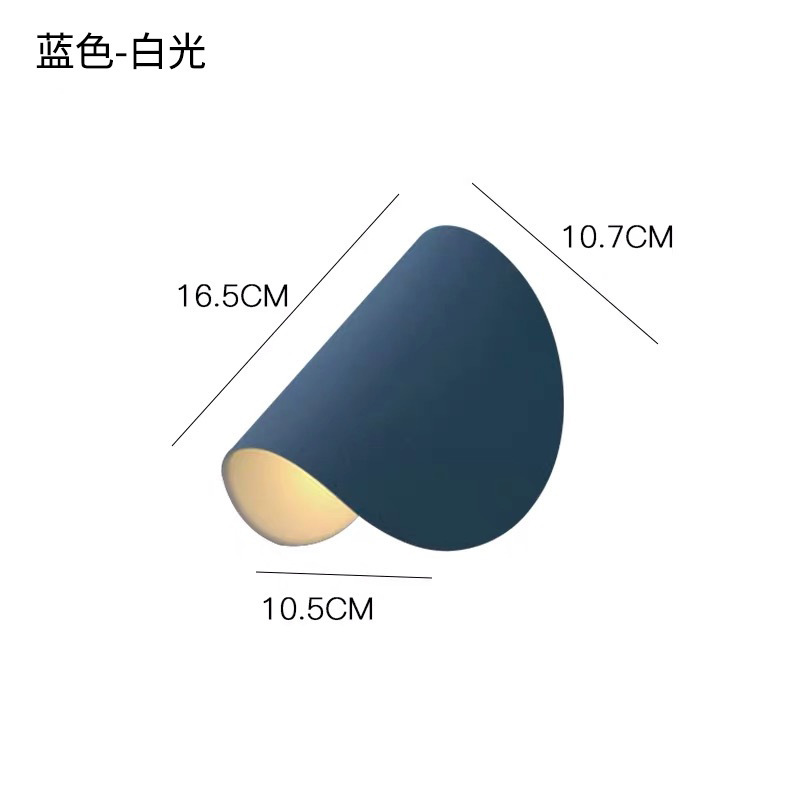 Iluminación de pared LED de la villa nórdica moderna minimalista sala de estar sofá fondo de pared pasillo dormitorio cabecera lámpara de pared