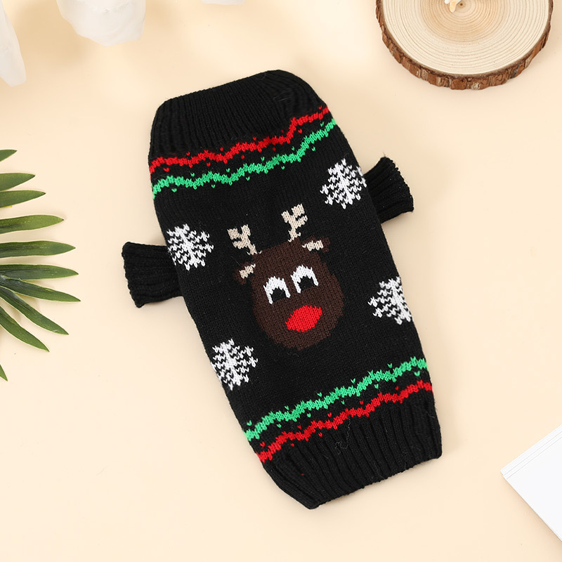 Transfronterizo de Navidad lindo suéter cachorro Otoño e Invierno ropa para mascotas pequeño perro cachorro gato ropa muestra al por mayor