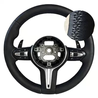 Steering wheel steering wheel assembly suitable for BMW - black-stitching