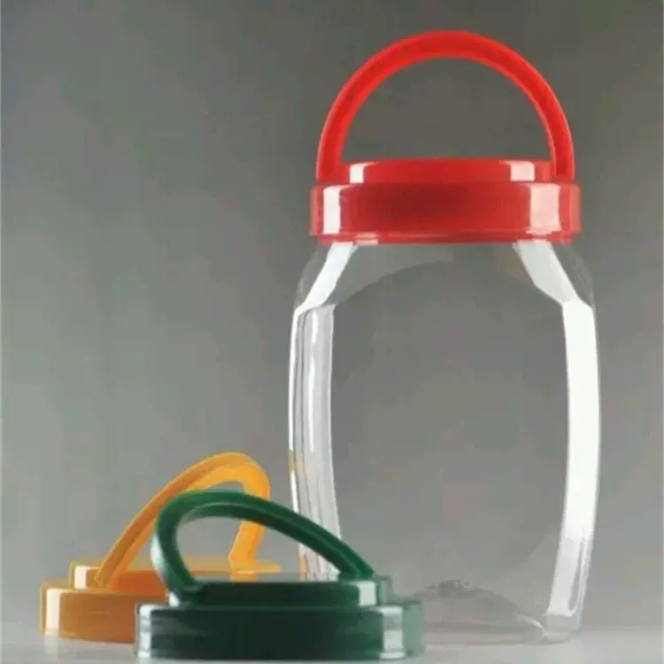 定制透明塑料包装罐 密封易拉罐饼干桶 燕麦杂粮鱼食储存罐 厂家