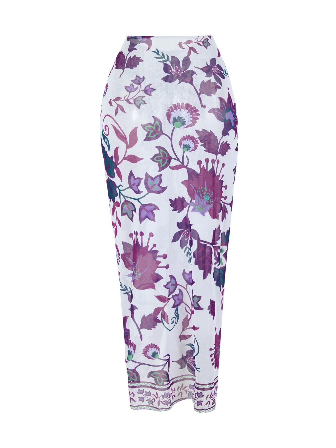 Push-up Underwire One-piece Swimsuit Tummy Control Digital Print_voghion.com