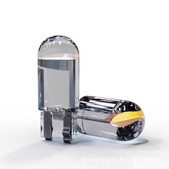 車幅ライト T10 クリスタル透明一体型 LED 車ライト COB ハイライト W5W ナンバープレートライト読書灯