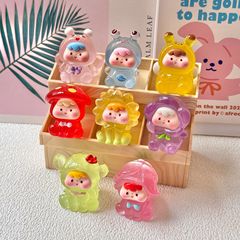 夜光昆虫崽崽 盲袋萌粒diy饰品挂件钥匙扣公仔桌面小摆件树脂配件