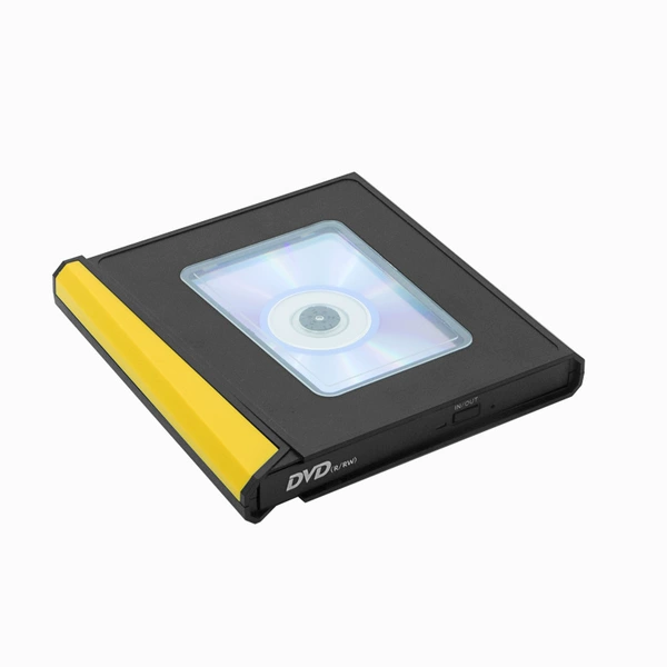 Yellow -border CD+DVD recorder
