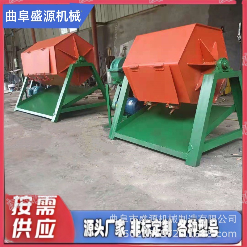 六角滚筒抛光机 水洗石设备 河卵石抛光设备 锰钢筒体耐磨更持久