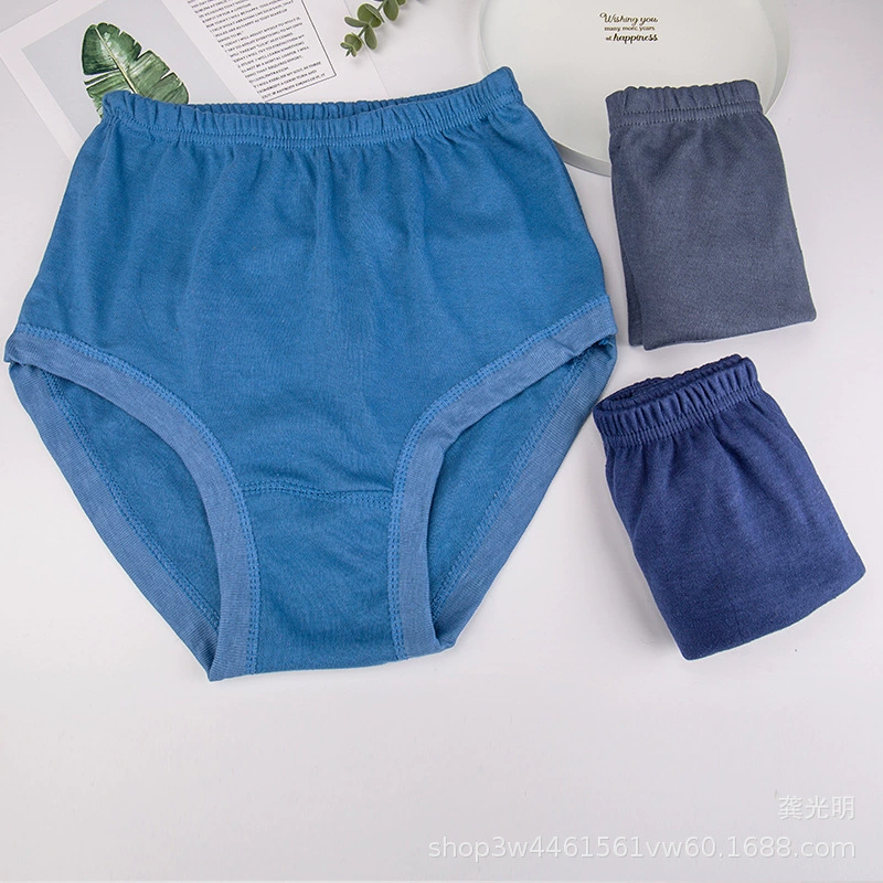 Пожилые люди увеличение удобрений из чистого хлопка мужской треугольник нижнее белье свободные старомодные брюки дедушка папа плюс шорты