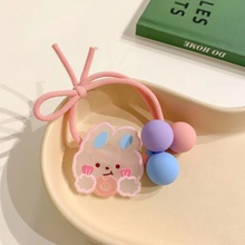 儿童发绳卡通头绳小熊扎头发可爱皮筋女童马尾头饰小女孩发圈发饰|undefined