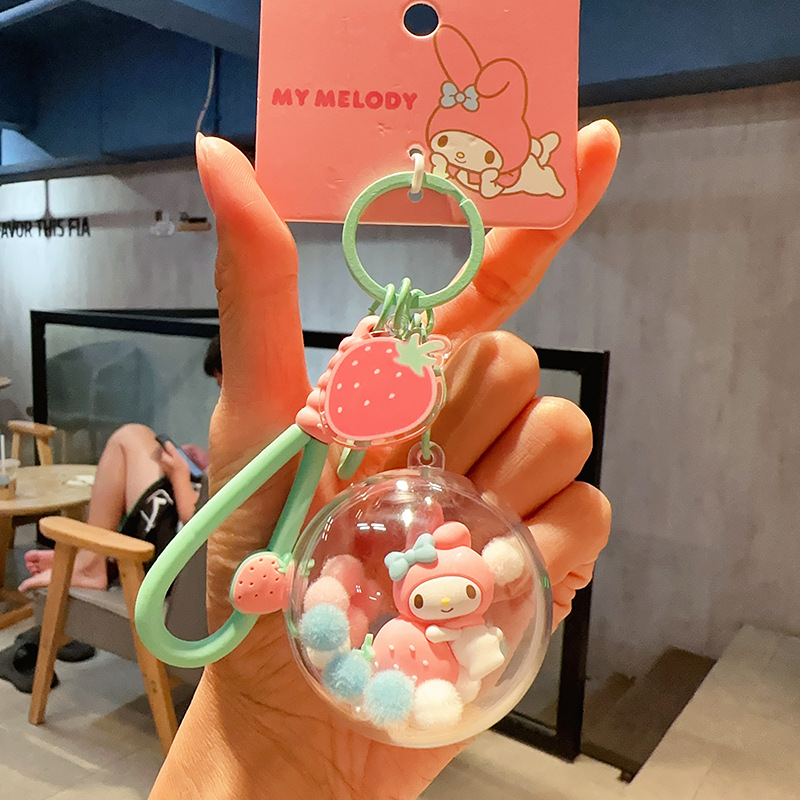 2026年新作正規品サンリオクロミぬいぐるみキーホルダー女性向け可愛いハローキティぬいぐるみカメラ小物