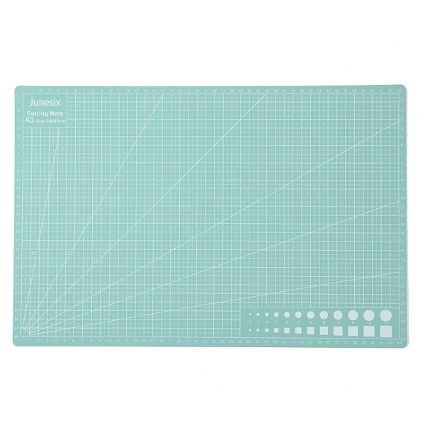 2.4mm thick A3 cutting board-mint green