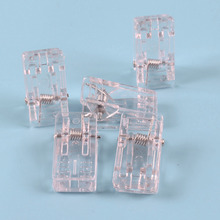 塑料胸卡卡套证件胸牌夹厂牌透明弹簧夹子