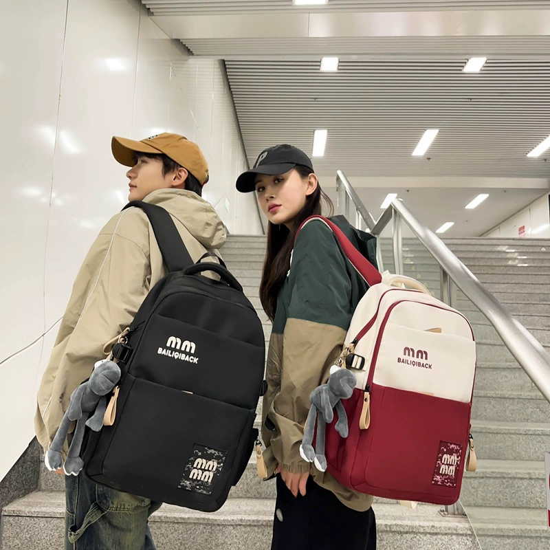 School bag, shoulder bag, waterproof nylon backpack, for students, wholesale