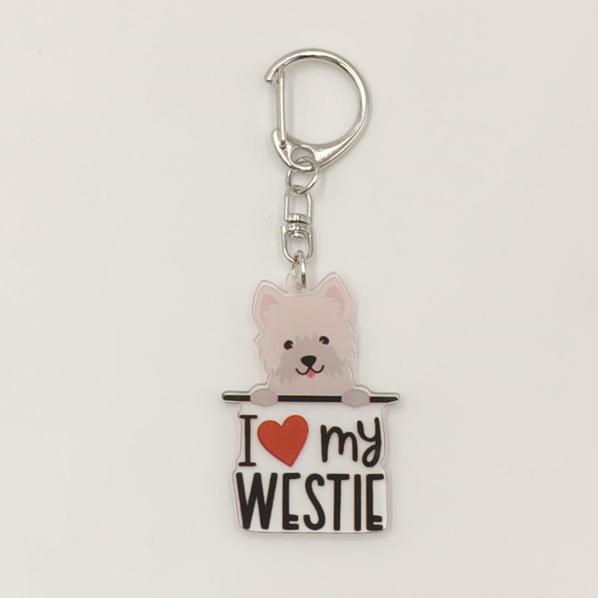 13g Weight Keychain Classification 1 Piece Quantity Holiday, Banquet, Travel Occasion Acrylic Material Letter, Dog Pattern Unisex Gender Ethnic Style, Simple Style Style Ethnic Style Simple Style Letter Dog Arylic Unisex Keychain 25