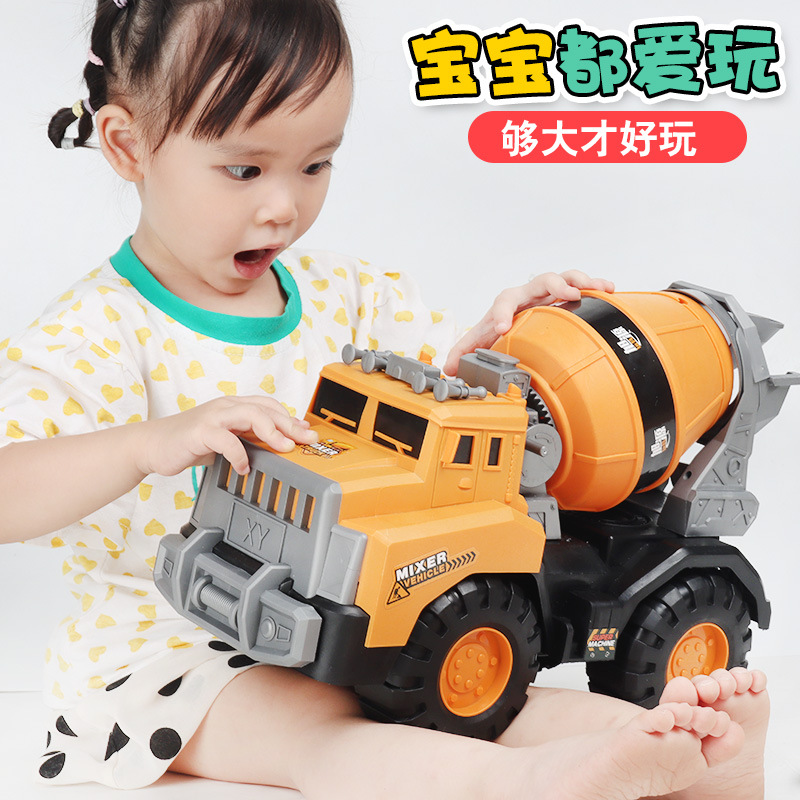 Gran excavadora de ingeniería transfronteriza gran excavadora de inercia gran excavadora de arena para niños niños juguetes de playa