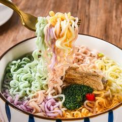 Non-fried Vegetable Noodles Low-fat Buckwheat Hot Pot Noodles Meal Replacement Convenient Noodles Mixed Packaging Full Carton Wholesale Independent Packaging