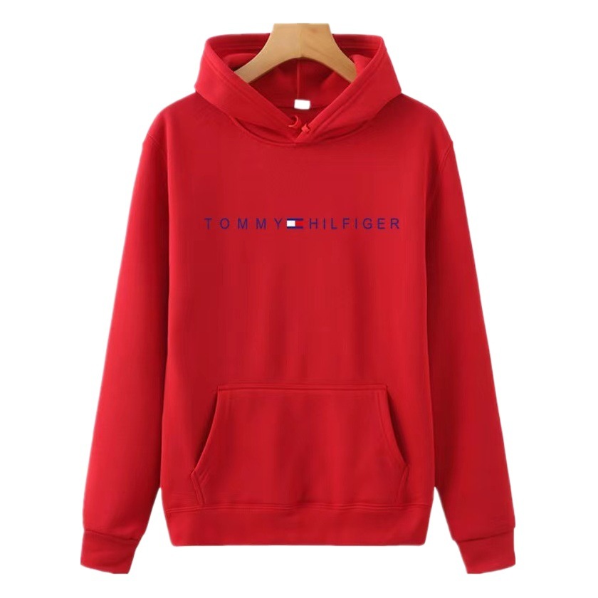 2026 Fleece Men's Hooded Sweatshirt Trendy Brand Foreign Trade Aliexpress Amazon Cross-Border Fleece Printed Hoodie