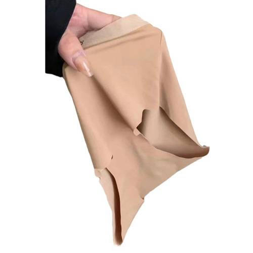 秋冬小众 简约大气舒适字母腰头撞色舒适无痕冰丝女士内裤批