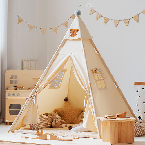 Small Spot Dove Children's Tent Indoor Indian Home Baby Princess Small House Boy Girl Toy Game House
