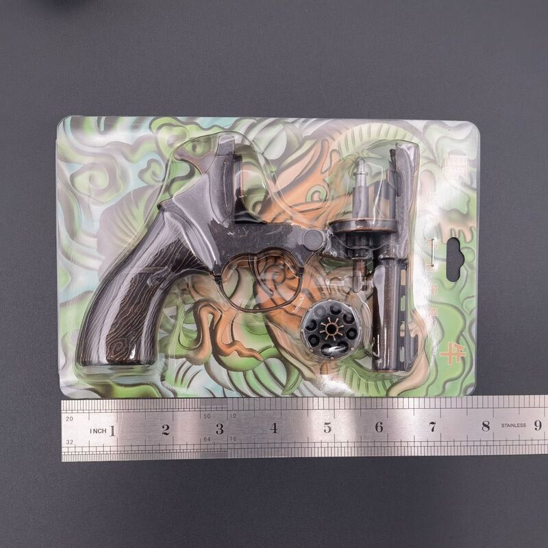 Golden Split-Type Wild Bull Revolver Model Toy Gun for Children, Non-Shooting, Suitable for Tourist Attractions and Street Stalls