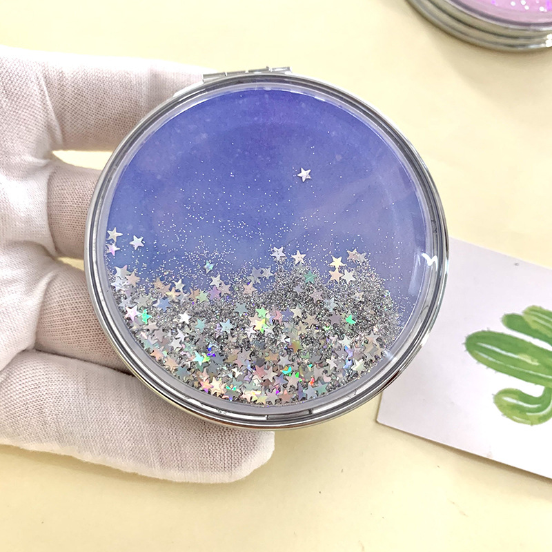 圆形星空流沙镜