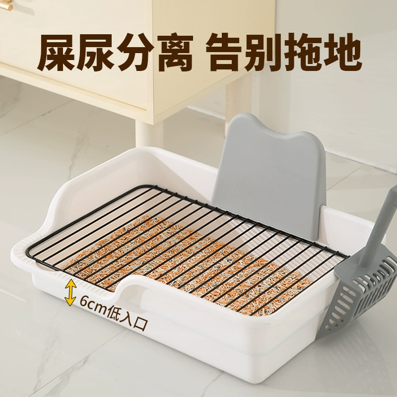 Собака Туалет собака горшок собака писсуар сетка из нержавеющей стали анти-шаг дерьмо собака песок бассейна обучение руководство для маленьких собак чистящие средства