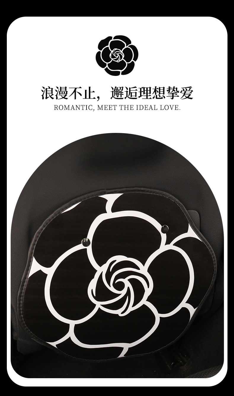 Xiaoxiangfeng Camellia Car Back Anti-Kick Pad Children's Anti-Dirty Seat Back Women's Special Seat Protection Pad Casual