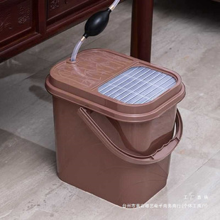 Tea Ceremony Tea Table Kung Fu Tea Set Accessories Bucket Tea Bucket Tea Dregs Bucket Drainage Pipe Waste Tea Bucket Household Tea Tray Garbage