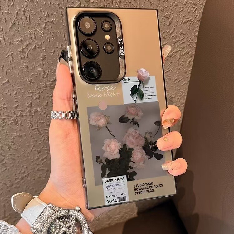 Retro Rose Suitable for Samsung Galaxy S30 Mobile Phone Case Samsungs25Ultra Export S24S23Fe Retro Rose Suitable for Samsung Galaxy S30 Mobile Phone Case Samsungs25Ultra Export S24S23Fe
